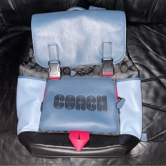 Coach | Bags | Womens Blue Black Coach Book Bag | Poshmark display picture 2